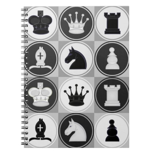 Chess Pattern Notitieboek (Voorkant)