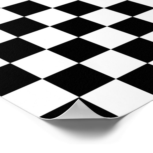 Chess Pattern Poster (Hoek)