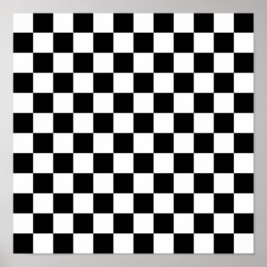 Chess Pattern Poster (Voorkant)