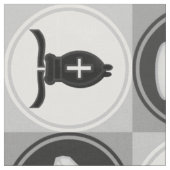 Chess Pattern Stof (Close Up)