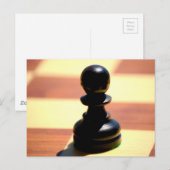Chess Pawn Briefkaart (Voorkant / Achterkant)