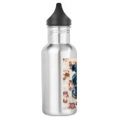 Chess Pawn en Knight - Veteranen Waterfles (Links)