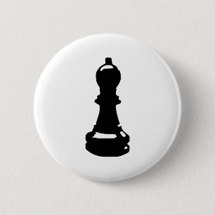 Chess - Pawn Ronde Button 5,7 Cm