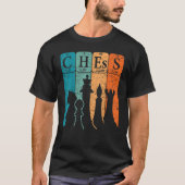 Chess Periodic Table Elements Nerd Chess Player VI T-shirt (Voorkant)