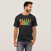 Chess Periodic Table T-shirt (Voorkant volledig)