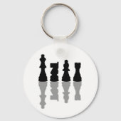 Chess Pices-reflectie Sleutelhanger (Voorkant)