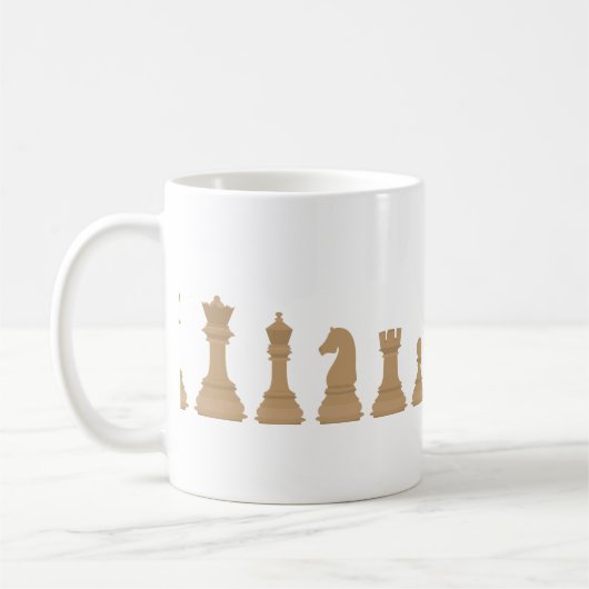 Chess Piece Board Koffiemok (Links)