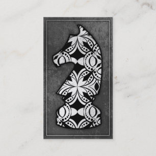 Chess Piece - Dark Knight 02 Visitekaartje