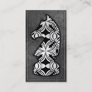 Chess Piece - Dark Knight 02 Visitekaartje