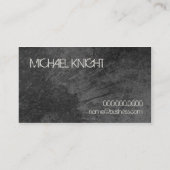 Chess Piece - Dark Knight 02 Visitekaartje (Achterkant)