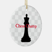 Chess Piece Design Ornament (Rechts)