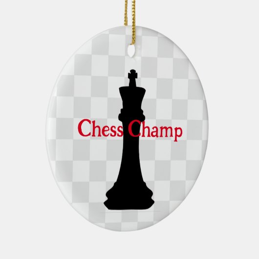 Chess Piece Design Ornament (Rechts)