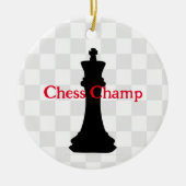 Chess Piece Design Ornament (Voorkant)