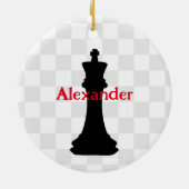 Chess Piece Design Ornament (Achterkant)