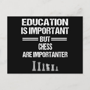 Chess Piece Education Humor Sarcastic Funny Christ Briefkaart