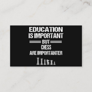 Chess Piece Education Humor Sarcastic Funny Christ Informatiekaartje