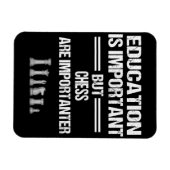 Chess Piece Education Humor Sarcastic Funny Christ Magneet (Horizontaal)