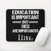 Chess Piece Education Humor Sarcastic Funny Christ Muismat (Met muis)