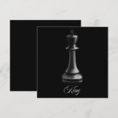 Chess Piece Halloween Costuum Chess Lover Kaart (Voorkant / Achterkant)