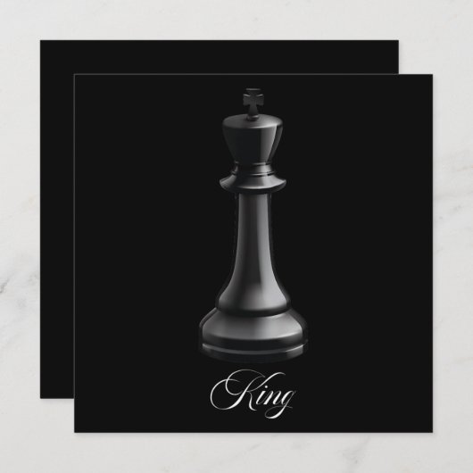 Chess Piece Halloween Costuum Chess Lover Kaart (Voorkant / Achterkant)