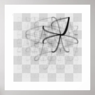 Chess Piece Journey (Black King's Knight) Poster