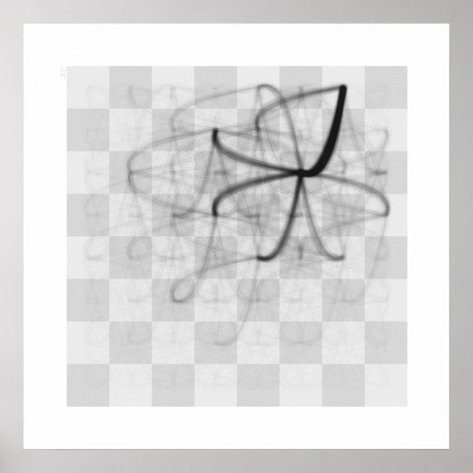 Chess Piece Journey (Black King's Knight) Poster (Voorkant)