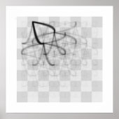 Chess Piece Journey (Black Queen's Knight) Poster (Voorkant)