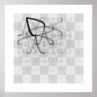 Chess Piece Journey (Black Queen's Knight) Poster