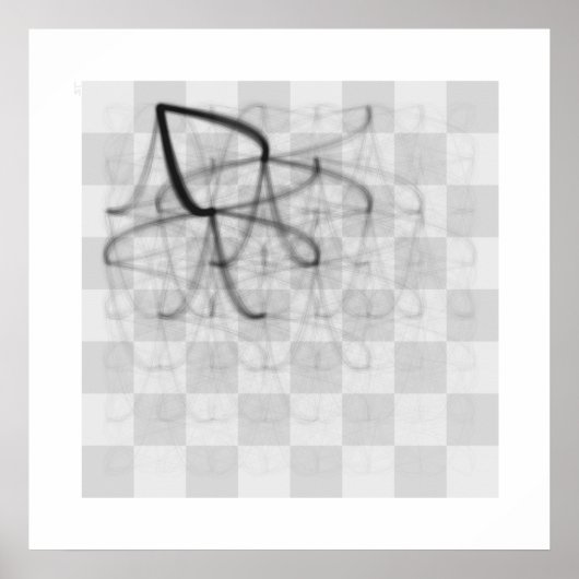 Chess Piece Journey (Black Queen's Knight) Poster (Voorkant)