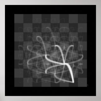 Chess Piece Journey (White King's Knight) Poster