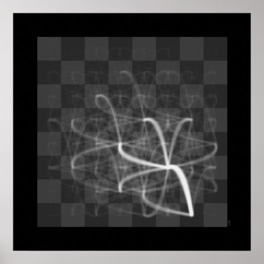 Chess Piece Journey (White King's Knight) Poster (Voorkant)