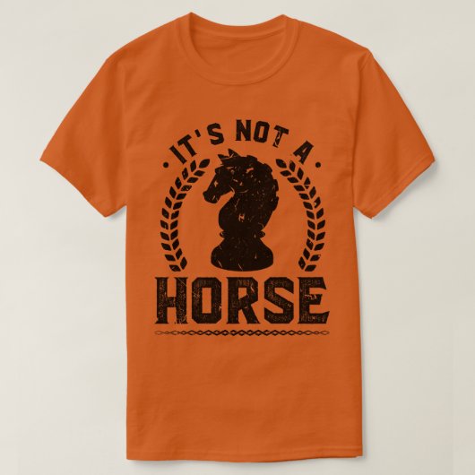 Chess Piece Knight T-shirt (Design voorkant)