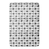 Chess Piece Pattern Badmat (Voorkant Verticaal)