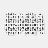 Chess Piece Pattern Bedankdoosjes (Uitgevouwen)