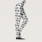 Chess Piece Pattern Leggings (Rechts)