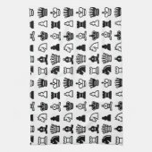 Chess Piece Pattern Theedoek (Verticaal)