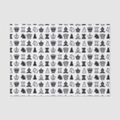 Chess Piece Pattern Tissuepapier (Voorkant)