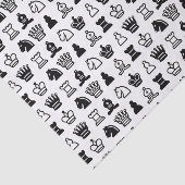 Chess Piece Pattern Tissuepapier (Detail)