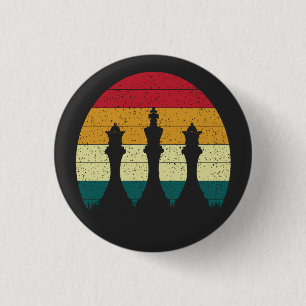  Chess Piece Ronde Button 3,2 Cm