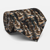 Chess Pieces Game of Chess  Stropdas (Opgerold)