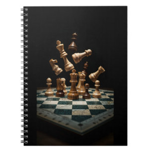 Chess Pieces in Motion Notitieboek