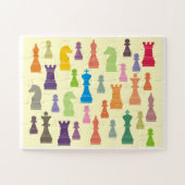 Chess Pieces Jigsaw Puzzle Legpuzzel (Horizontaal)