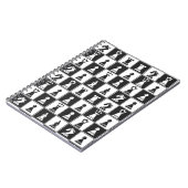 Chess Piecks Design Spiral Notitieboek (Linkerzijde)