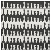Chess Pineersels Silhouette Fabric Stof (Swatch)