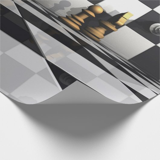 Chess Play King Cadeaupapier (Hoek)