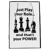 Chess Player Birthday Medium Cadeauzakje (Voorkant)
