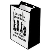 Chess Player Birthday Medium Cadeauzakje (Achterkant Gekanteld)