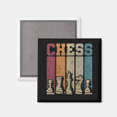 Chess Player Checkmate  Chess Piecks Magneet (Voorkant / Achterkant)