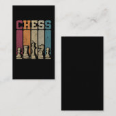 Chess Player Checkmate Chess Piecks Visitekaartje (Voorkant / Achterkant)