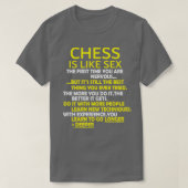 Chess Player Chess Game T-shirt (Design voorkant)